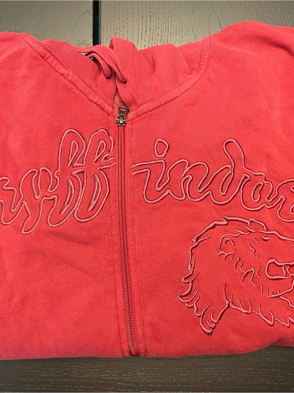 Women's Harry Potter Gryffindor logo Zip Hooded Sweatshirt